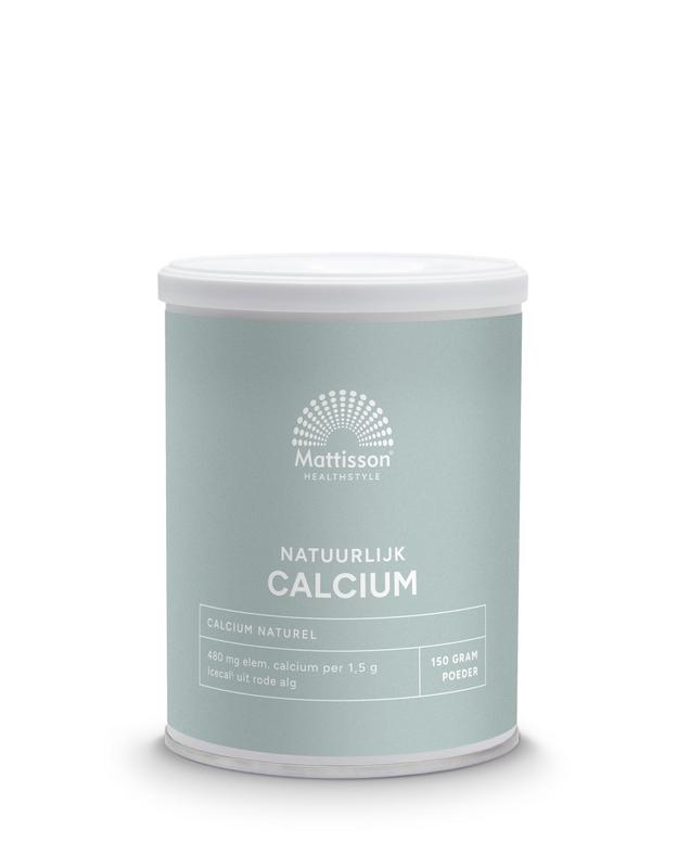 Mattisson HealthStyle Natuurlijk calcium icecal 480mg - 60 Capsules