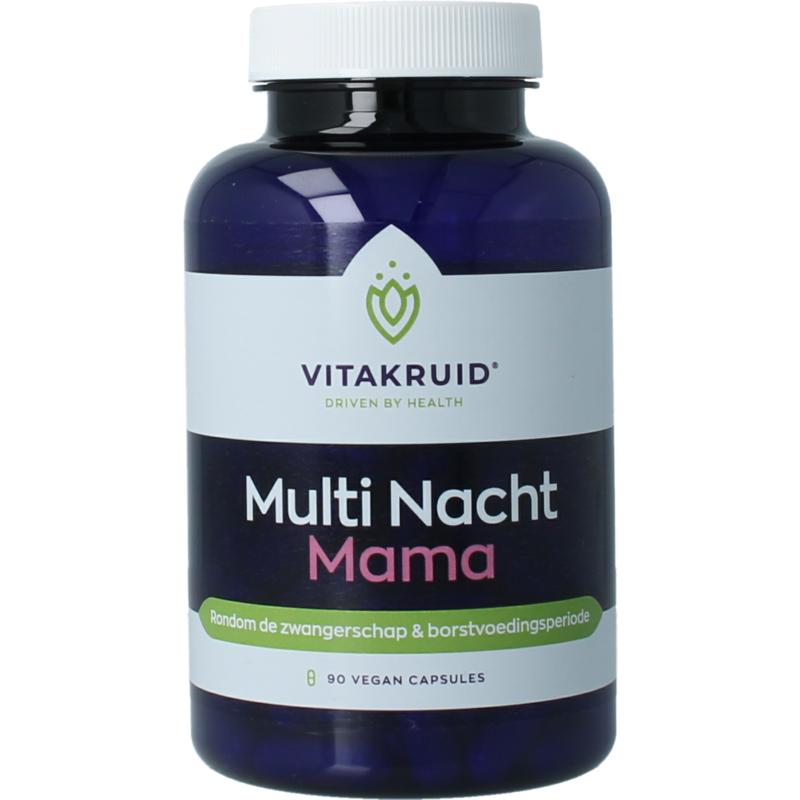 Vitakruid Multi nacht mama vegan - 90 Vegetarische capsules