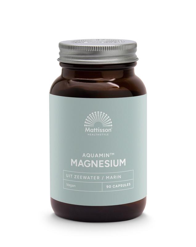 Mattisson HealthStyle Magnesium uit mineraalrijk zeewater Aquamin mg - 90 Vegetarische capsules