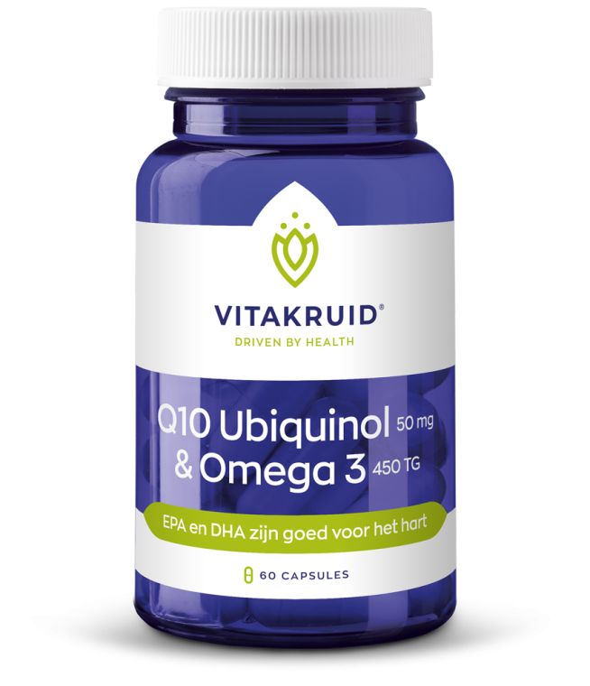 Vitakruid Q10 Ubiquinol 50 mg & Omega 3 450 TG - 60 Capsules