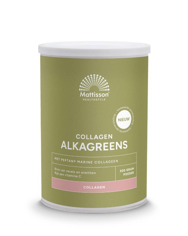 Mattisson HealthStyle Collagen collageen AlkaGreens poeder - 300 Gram