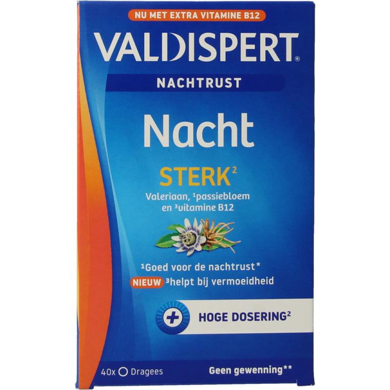 Valdispert Nacht sterk - 40 Dragees