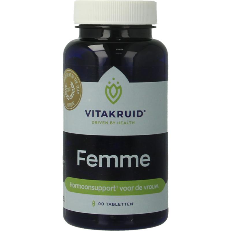 Vitakruid Femme Hormoonsupport oa Maca & Saffraan - 90 Tabletten