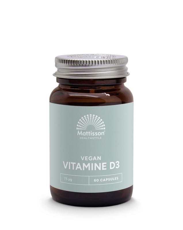 Mattisson HealthStyle Vegan vitamine D3 75mcg - 60 Capsules