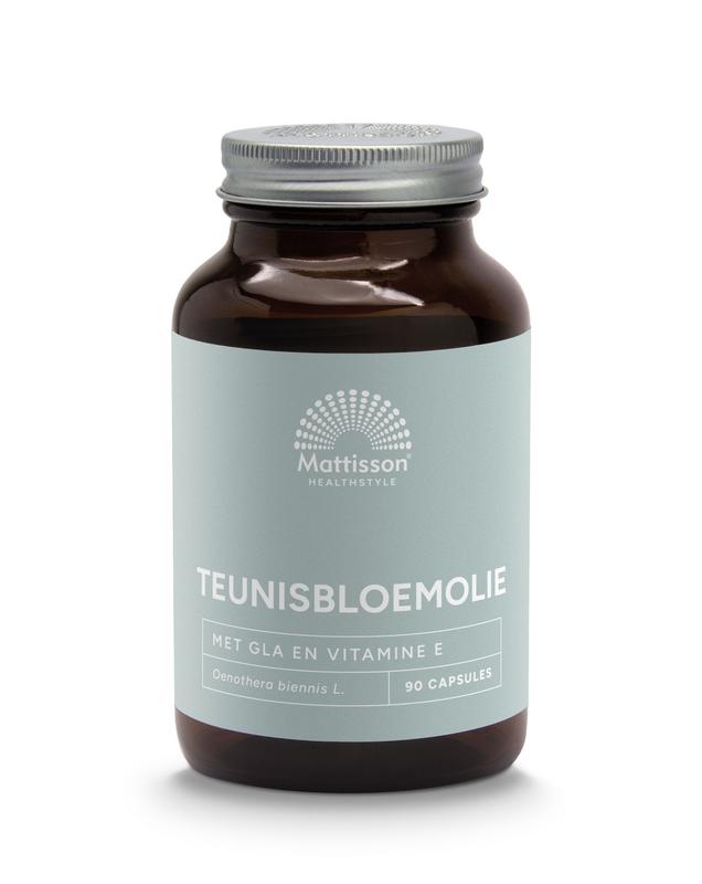 Mattisson HealthStyle Teunisbloemolie met vitamine E 1000mg - 90 Capsules
