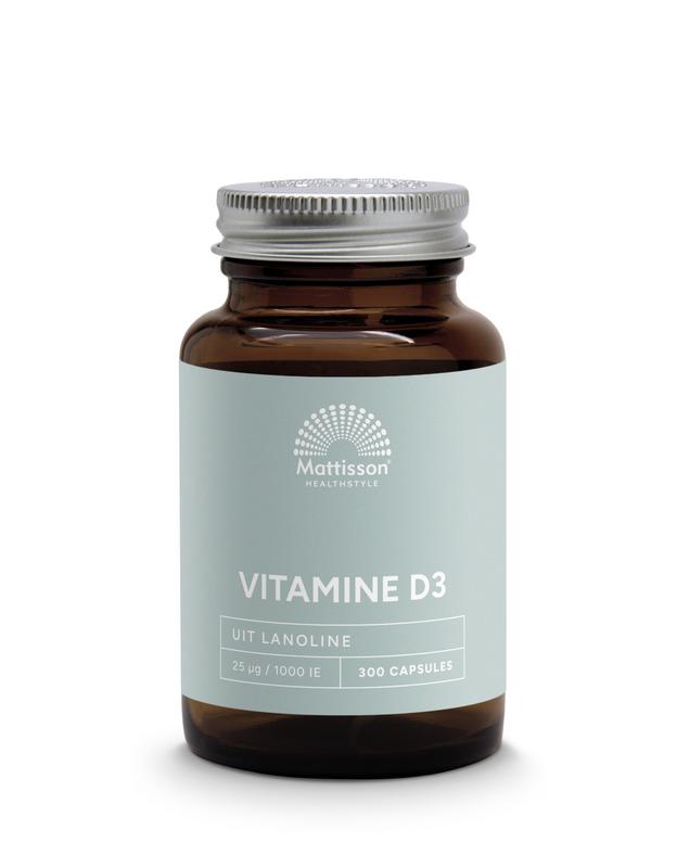 Mattisson HealthStyle Absolute Vitamine D3 25mcg/1.000 IE - 300 Softgels