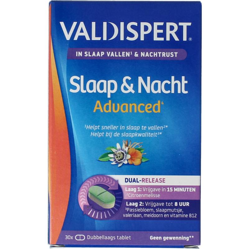 Valdispert Slaap & nacht advanced - 30 Tabletten