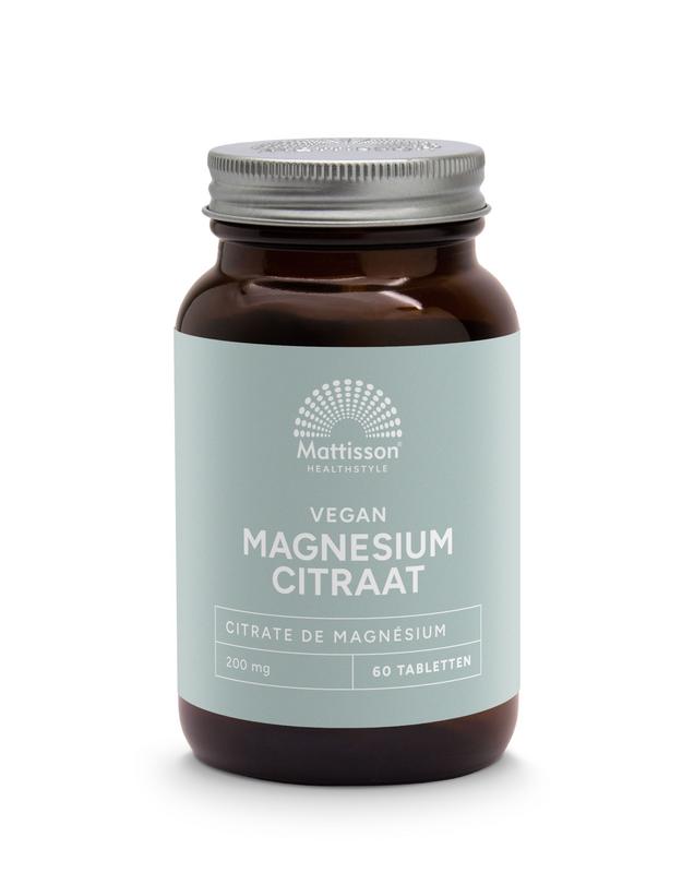 Mattisson HealthStyle Magnesium citraat 200mg - 60 Tabletten