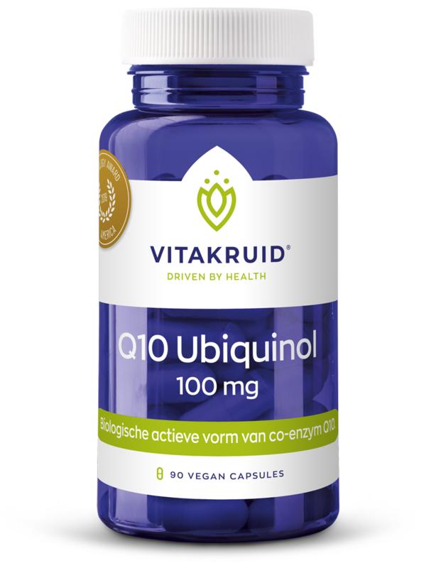 Vitakruid Co-enzym Q10 Ubiquinol actieve vorm Kaneka 100 mg - 90 Vegetarische capsules