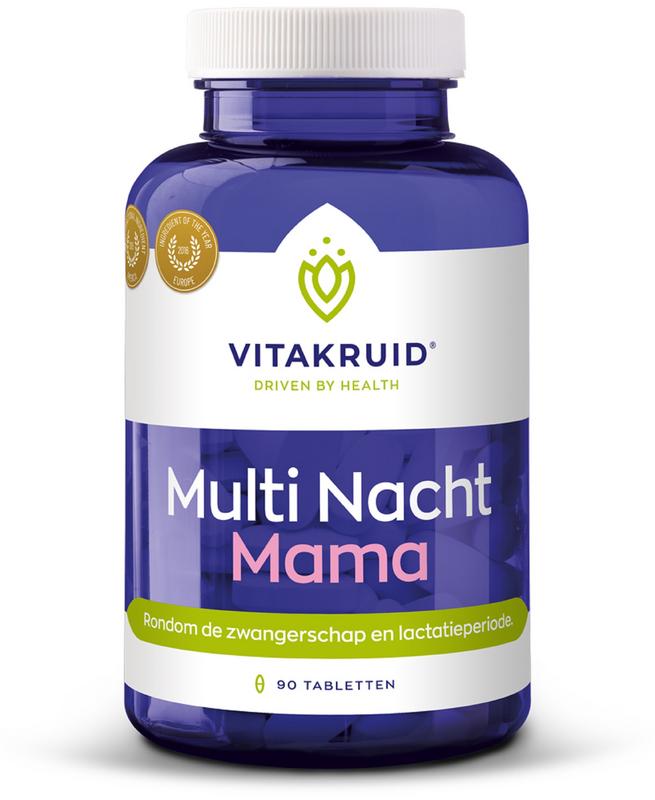 Vitakruid Multi Nacht Mama 100% Vegan - 90 Tabletten