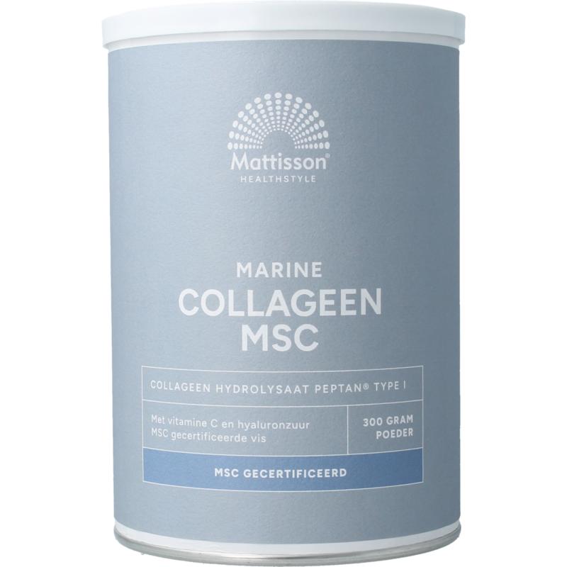 Mattisson HealthStyle Marine vis collageen poeder blend Peptan MSC - 300 Gram